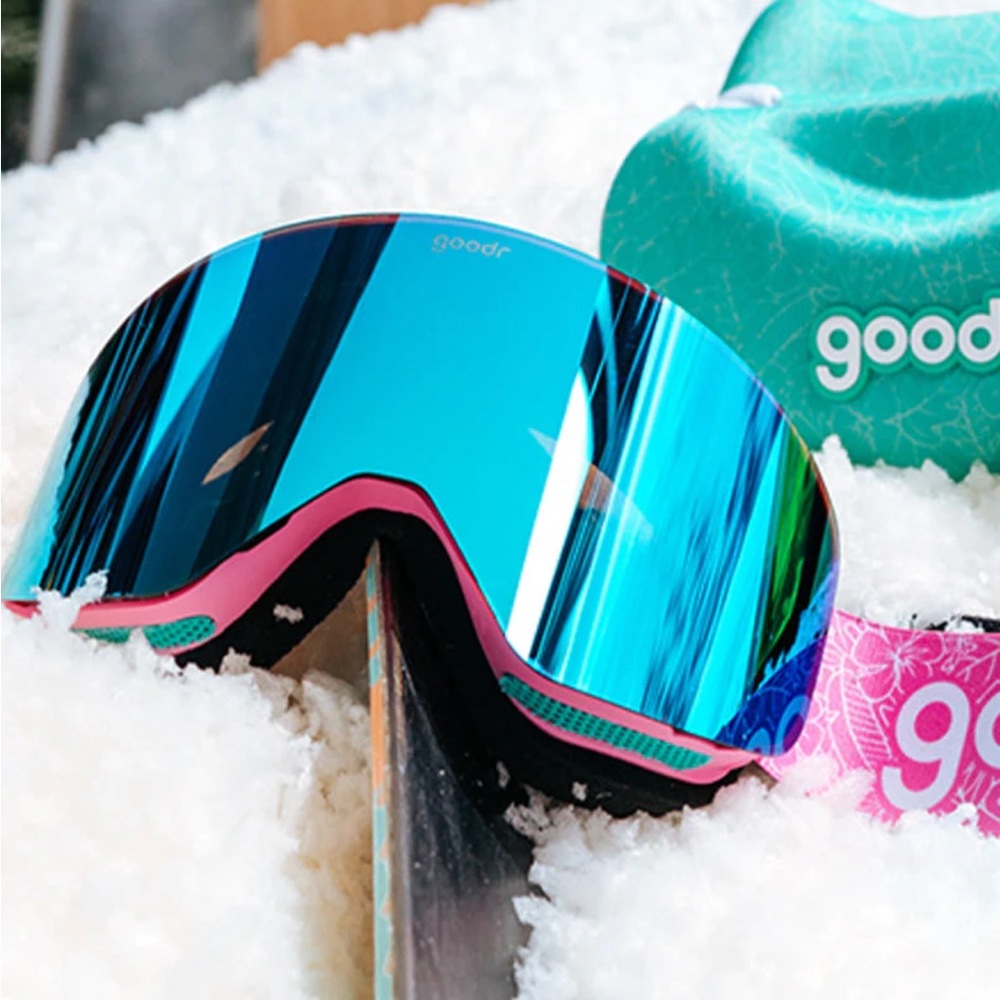 NWT Bunny Slope Dropout Goodr Ski Goggles